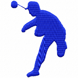 Sports Silhouette Embroidery Design 1 Sports Silhouette Embroidery Design 1